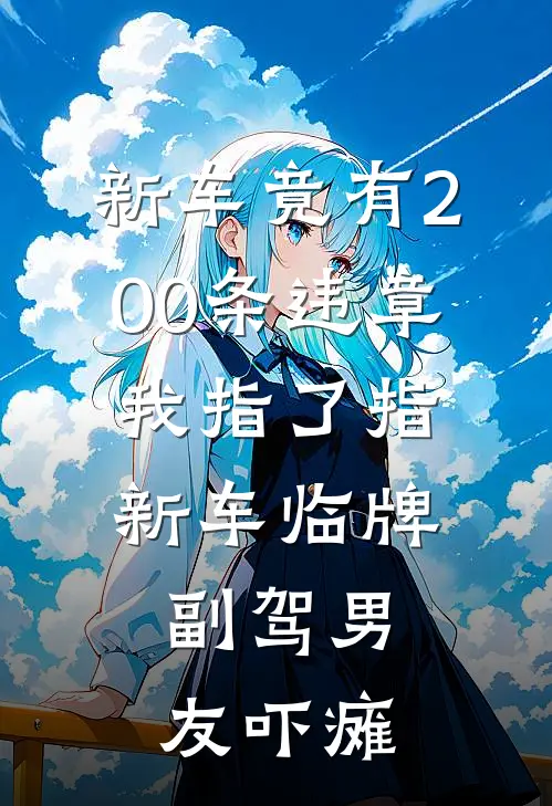 新车竟有200条违章，我指了指新车临牌，副驾男友吓瘫