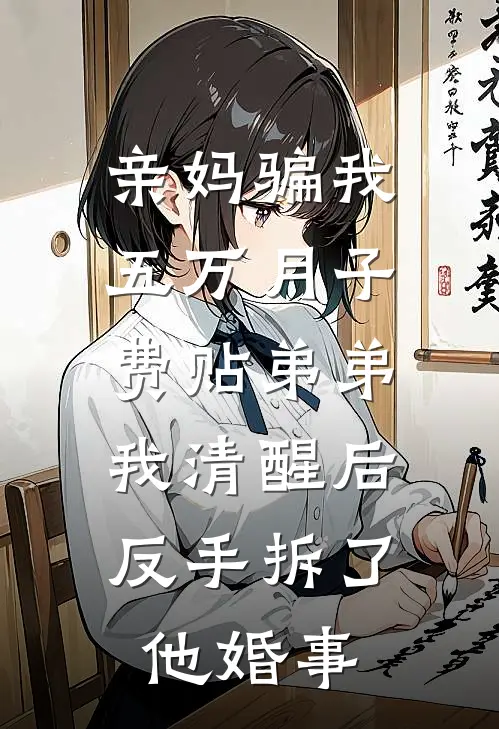 亲妈骗我五万月子费贴弟弟，我清醒后反手拆了他婚事