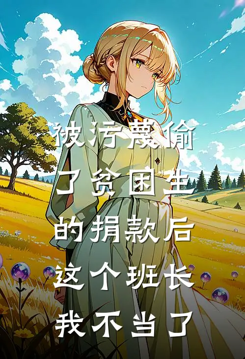被污蔑偷了贫困生的捐款后，这个班长我不当了