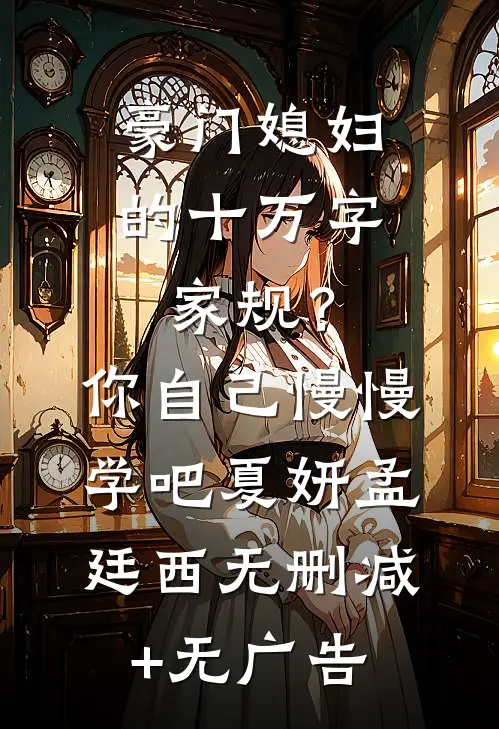 豪门媳妇的十万字家规？你自己慢慢学吧夏妍孟廷西无删减+无广告