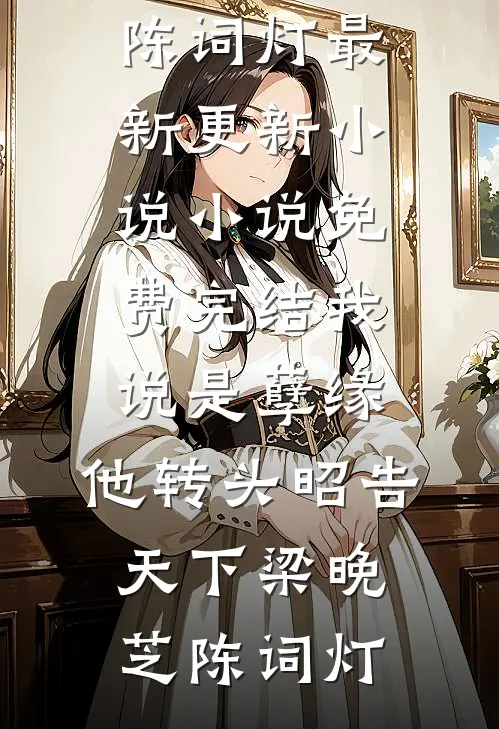 我说是孽缘，他转头昭告天下梁晚芝陈词灯最新更新小说_小说免费完结我说是孽缘，他转头昭告天下梁晚芝陈词灯