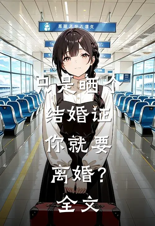 只是晒个结婚证，你就要离婚？全文