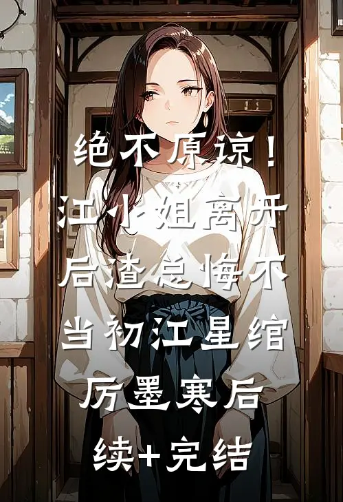 绝不原谅！江小姐离开后，渣总悔不当初江星绾厉墨寒后续+完结