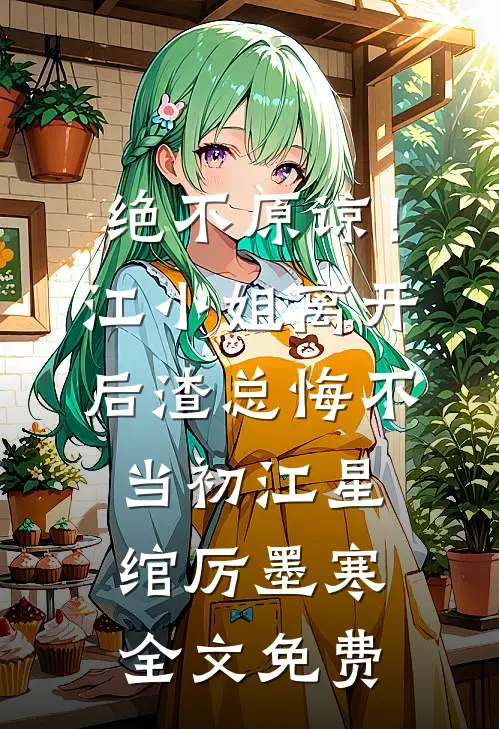 绝不原谅！江小姐离开后，渣总悔不当初江星绾厉墨寒全文免费