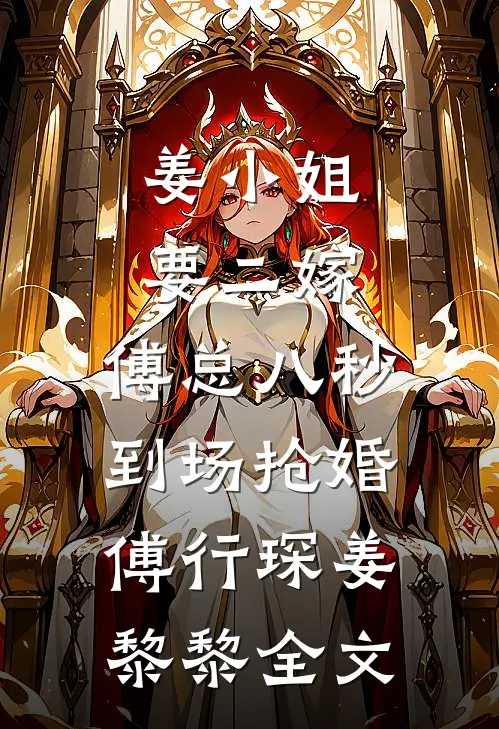 姜小姐要二嫁：傅总八秒到场抢婚傅行琛姜黎黎全文