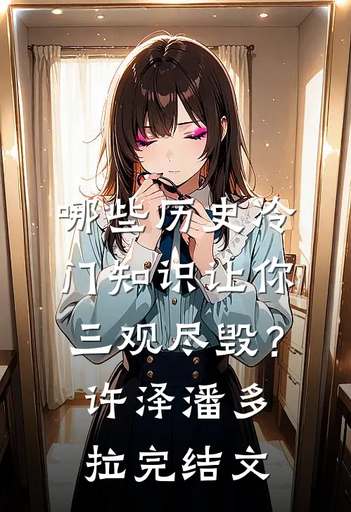 哪些历史冷门知识让你三观尽毁？许泽潘多拉完结文
