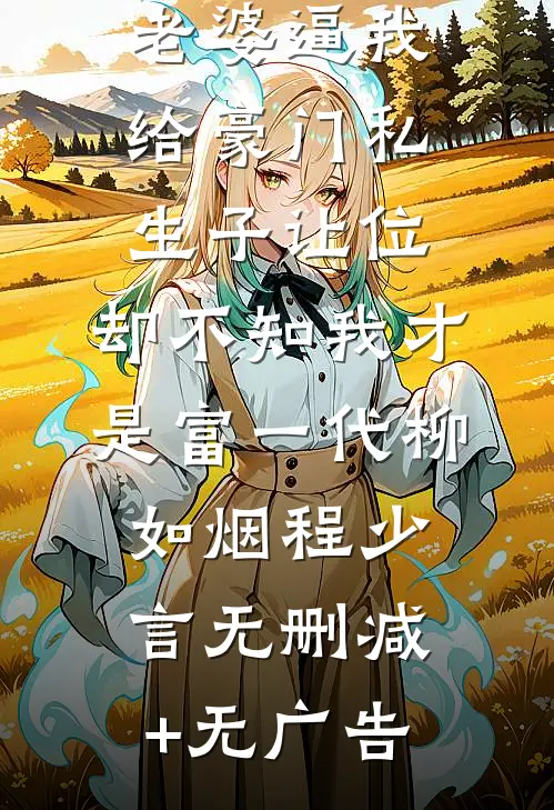 老婆逼我给豪门私生子让位，却不知我才是富一代柳如烟程少言无删减+无广告